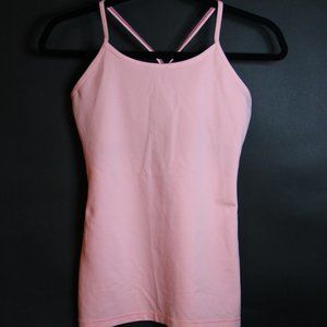 IVIVVA lululemon kids Pastel Pink Tumblin Power Y Tank size 14